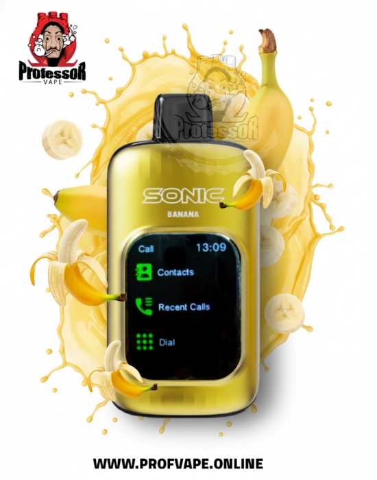 Sonic screen Disposable (20000puffs) bananan - in saudi arabia