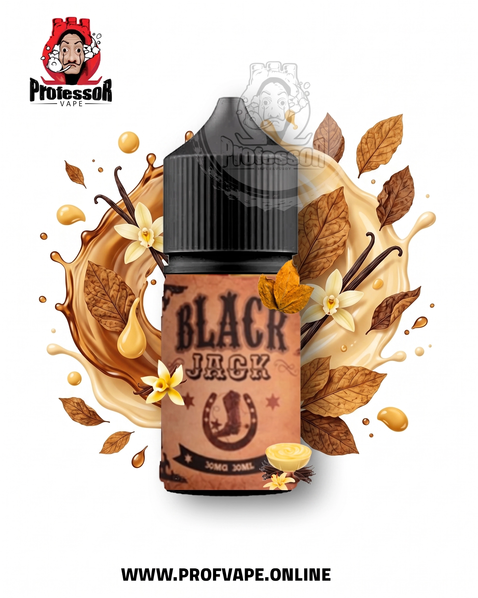 blackjack vape liquid Black Jack Tobacco Vanilla Custard 30ml – Salt Nicotine