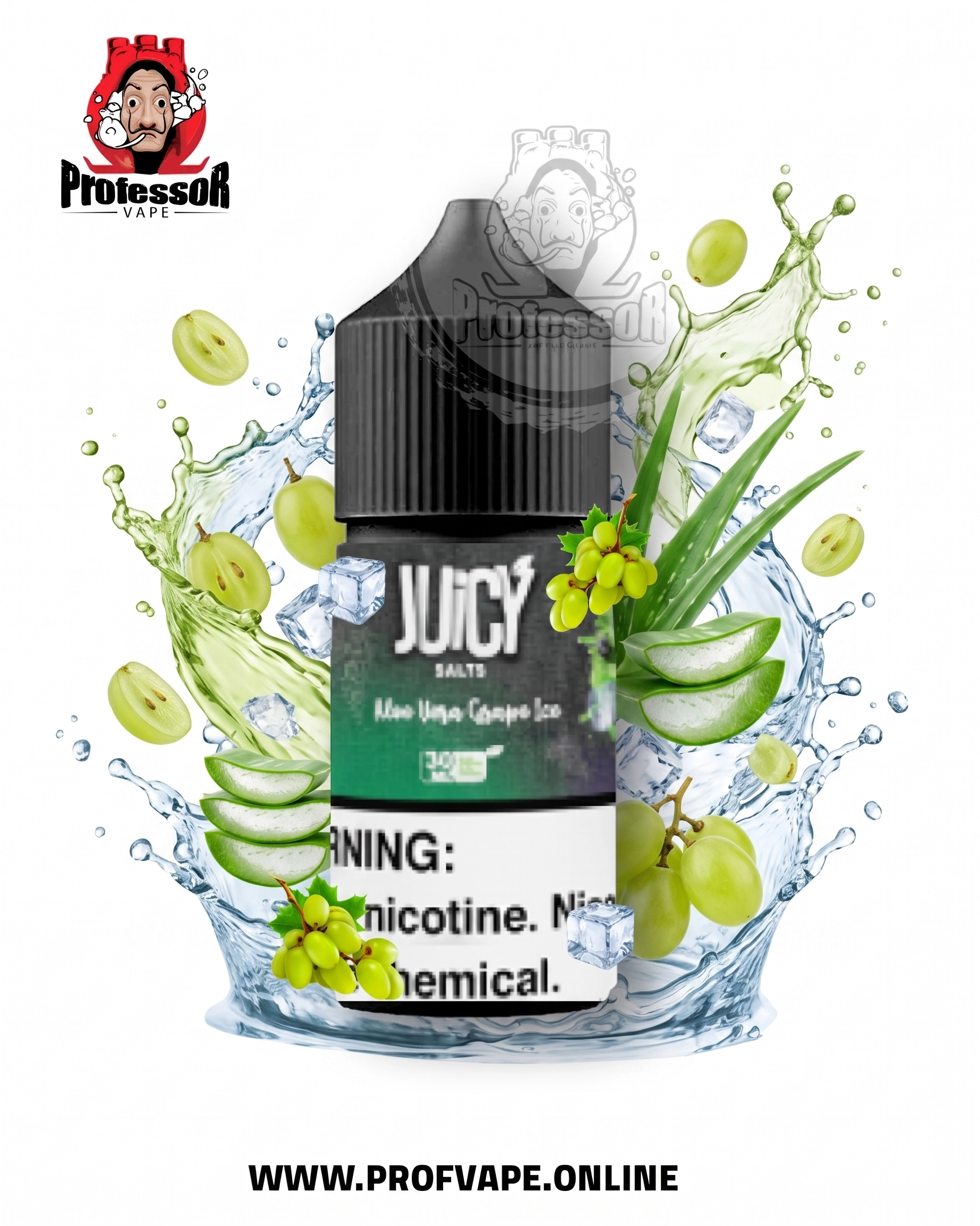 Juicy Aloe Grape Ice 30ml – Salt Nicotine