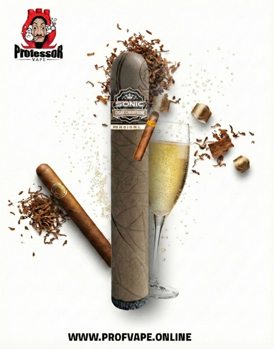 Sonic cigar Disposable (2000puffs) cigar champagne - in saudi arabia