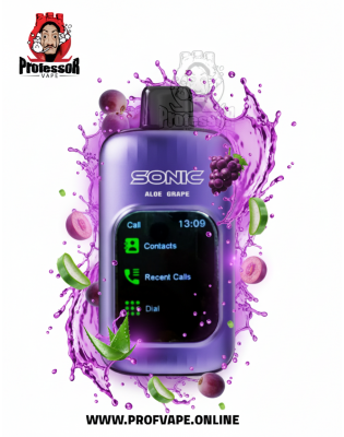 Sonic screen Disposable (20000puffs) aloe grape
