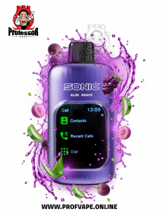 Sonic screen Disposable (20000puffs) aloe grape