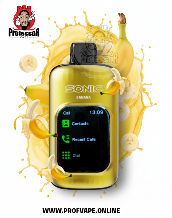 Sonic screen Disposable (20000puffs) bananan Sonic screen Disposable (20000puffs) bananan