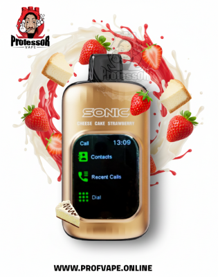 Sonic screen Disposable (20000puffs) cheese cake strawberry