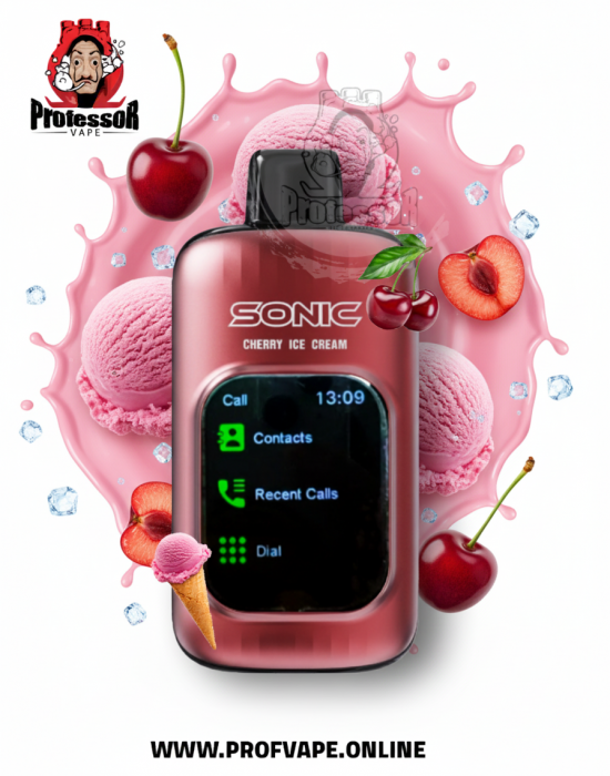 Sonic screen Disposable (20000puffs) cherry ice cream Sonic screen Disposable (20000puffs) cherry ice cream