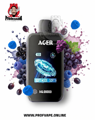 Ager Disposable (20000 puffs) Grape Blueraspberry