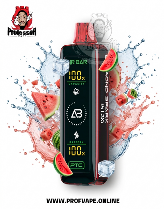 Air Bar Diamond Spark بطيخ ايس سحبة اير بار دايموند سبارك بطيخ ايس 15000 سحبة