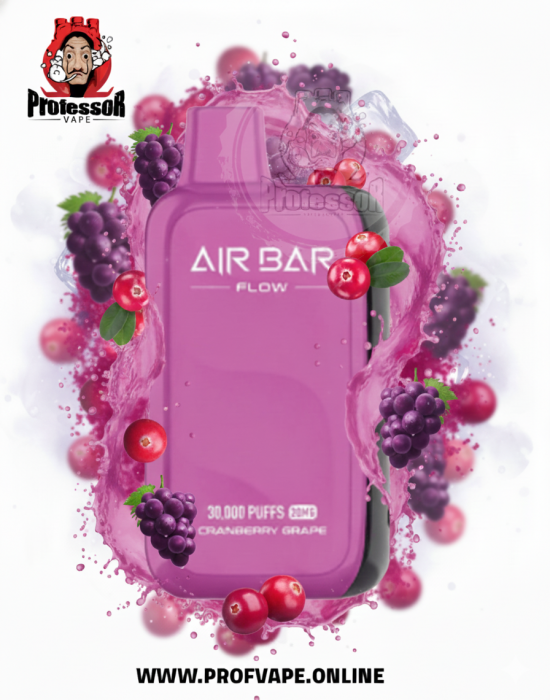 سحبة اير بار كران بيري عنب 30000 سحبة اير بار 30000 كران بيري عنب 20mg مع شاشة عرض جانبية