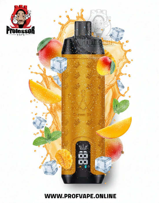 الفاخر كراون بار مانجو آيس 12000 سحبة الفاخر كراون بار 12000 مانجو آيس بشاشة عرض أمامية