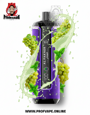 Al Fakher crown bar Disposable (15000 puffs) grape mint Al Fakher crown bar Disposable (15000 puffs) grape mint