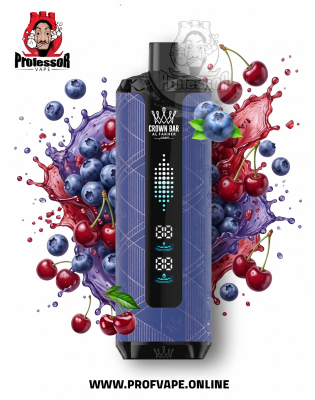 Al Fakher Crown Bar Megamax Disposable (40000 puffs) Blueberry Cherry
