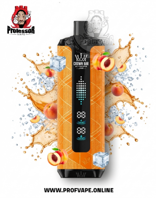 Al Fakher Crown Bar Megamax Disposable (40000 puffs) Peach ice