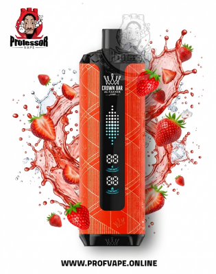 Al Fakher Crown Bar Megamax Disposable (40000 puffs) Strawberry Punch