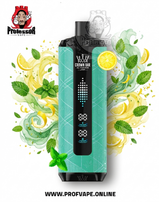 سحبة الفاخر كراون بار ميجا ماكس الجاهزة (40000 سحبة) ليمون نعناع