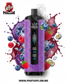 سحبة الفاخر كراون بار ميجا ماكس الجاهزة (40000 سحبة) بلوبيري رازبيري