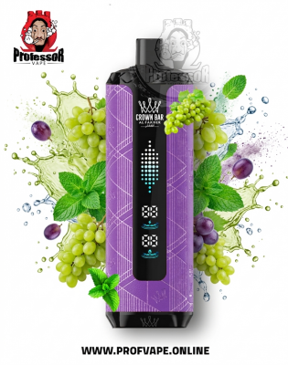 سحبة الفاخر كراون بار ميجا ماكس الجاهزة (40000 سحبة) عنب نعناع