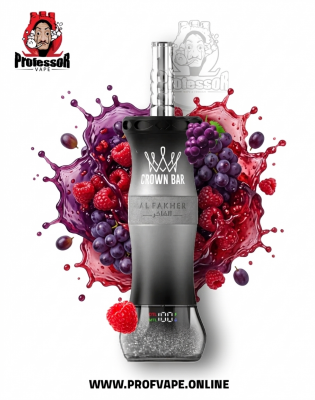 Al Fakher Crown Bar E Hose X Disposable (60000 Puffs) Grape Berry