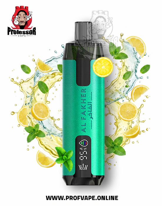 Al Fakher Super Max Lemon Mint سحبة الفاخر سوبر ماكس ليمون نعناع 6000 سحبة