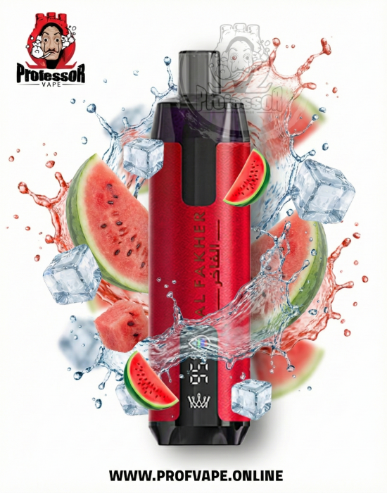 سحبة الفاخر سوبر ماكس بطيخ آيس 6000 سحبة الفاخر كراون بار سوبر ماكس 6000 بطيخ آيس 6 نيكوتين مع شاشة عرض