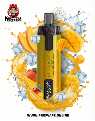 Al Fakher crown bar super max Disposable (6000 puffs) cool mango