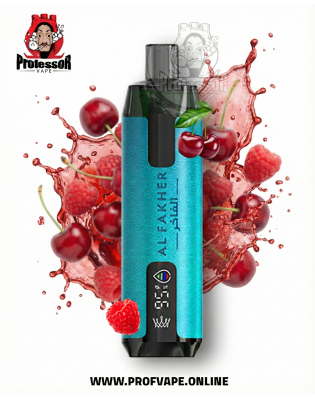 Al Fakher crown bar super max Disposable (6000 puffs) cherry fiesta