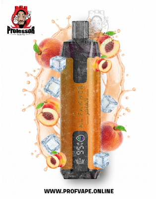 Al Fakher crown bar super max Disposable (6000 puffs) peach ice
