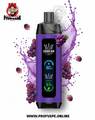 Al Fakher crown bar dual mode Disposable (8000 puffs) grape