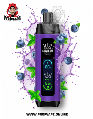 Al Fakher crown bar dual mode Disposable (8000 puffs) blueberry mint