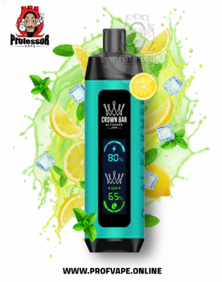Al Fakher crown bar dual mode Disposable (8000 puffs) lemon mint