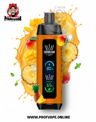Al Fakher crown bar dual mode Disposable (8000 puffs) mango pineapple