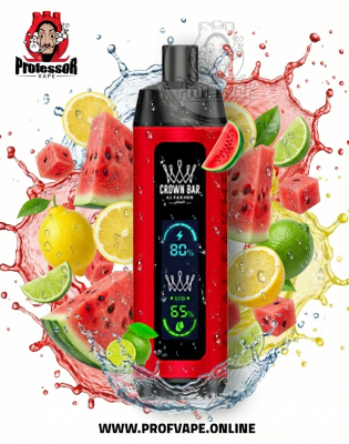 Al Fakher crown bar dual mode Disposable (8000 puffs) Watermelon Lime