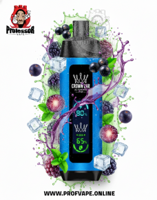 Al Fakher crown bar dual mode Disposable (8000 puffs) black currant mint