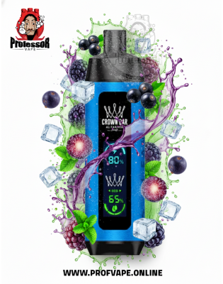 Al Fakher crown bar dual mode Disposable (8000 puffs) black currant mint
