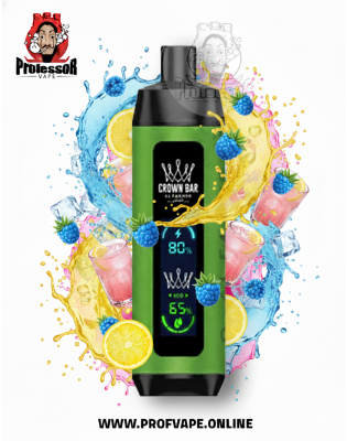 Al Fakher crown bar dual mode Disposable (8000 puffs) blue razz lemonade