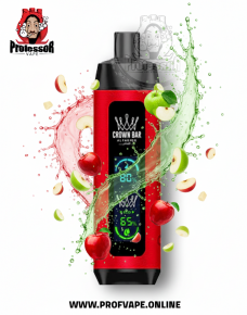 Al Fakher crown bar dual mode Disposable (8000 puffs) double apple