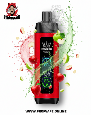 Al Fakher crown bar dual mode Disposable (8000 puffs) double apple