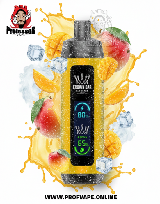 الفاخر كراون بار دول مود مانجو آيس 8000 سحبة الفاخر كراون بار دول مود 8000 مانجو آيس بشاشة عرض وسطية