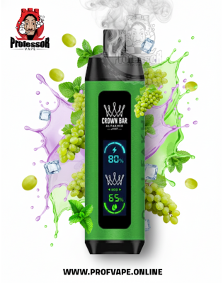 Al Fakher crown bar dual mode Disposable (8000 puffs) grape mint