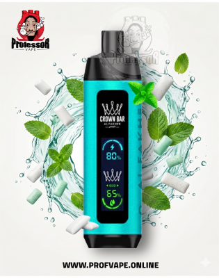 سحبة الفاخر كراون بار دول مود الجاهزة (8000 سحبة) نعناع علكة