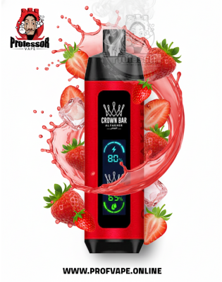 Al Fakher crown bar dual mode Disposable (8000 puffs) strawberry punch