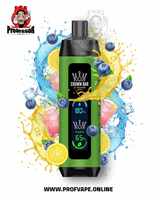 Al Fakher crown bar dual mode Disposable (8000 puffs) Blueberry lemonade