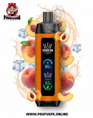 Al Fakher crown bar dual mode Disposable (8000 puffs) peach ice