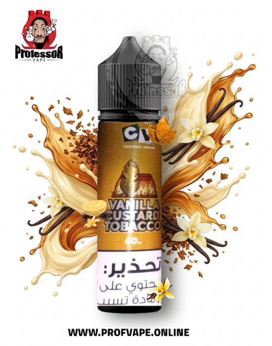 نكهة سي في فانيلا كاسترد توباكو 60 مل فري بيز