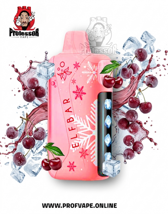 Elf Bar Ice King Pro كاليفورنيا شيري آيس سحبة الف بار آيس كينج برو كاليفورنيا شيري آيس 40000 سحبة