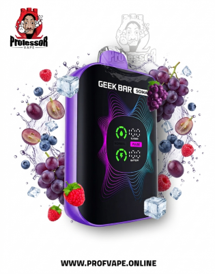 Geek Bar Somax Disposable (80000 puffs) Grape Raspberry ice