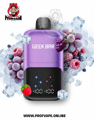  Geek Bar ice Prince Disposable (50000 puffs) Grape Raspberry ice