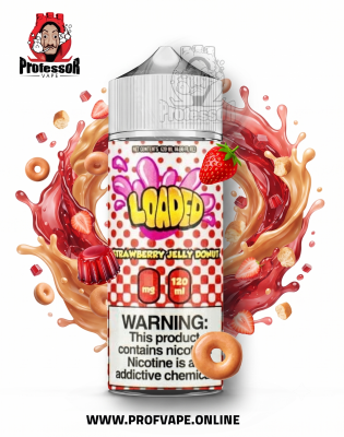 Loaded strawberry jelly donut 3mg 120ml Loaded strawberry jelly donut 3mg 120ml