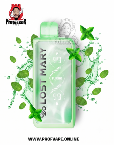Lost Mary Turbo Disposable ( 35000 puffs ) Miami Mint Lost Mary Turbo Disposable ( 35000 puffs ) Miami Mint