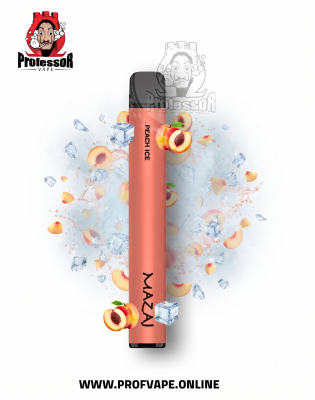 (Mazaj Disposable peach ice (1000Puffs