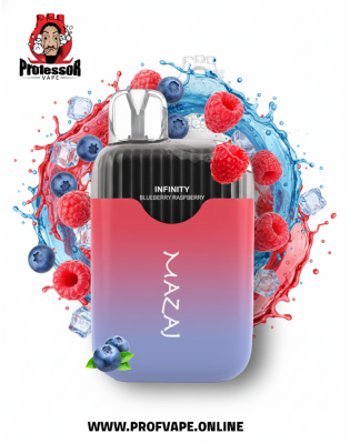 سحبة مزاج انفنتي الجاهزة نكهة توت ازرق رازبيري (4500 سحبة)